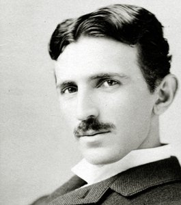 Portret van Nikola Tesla, 1890